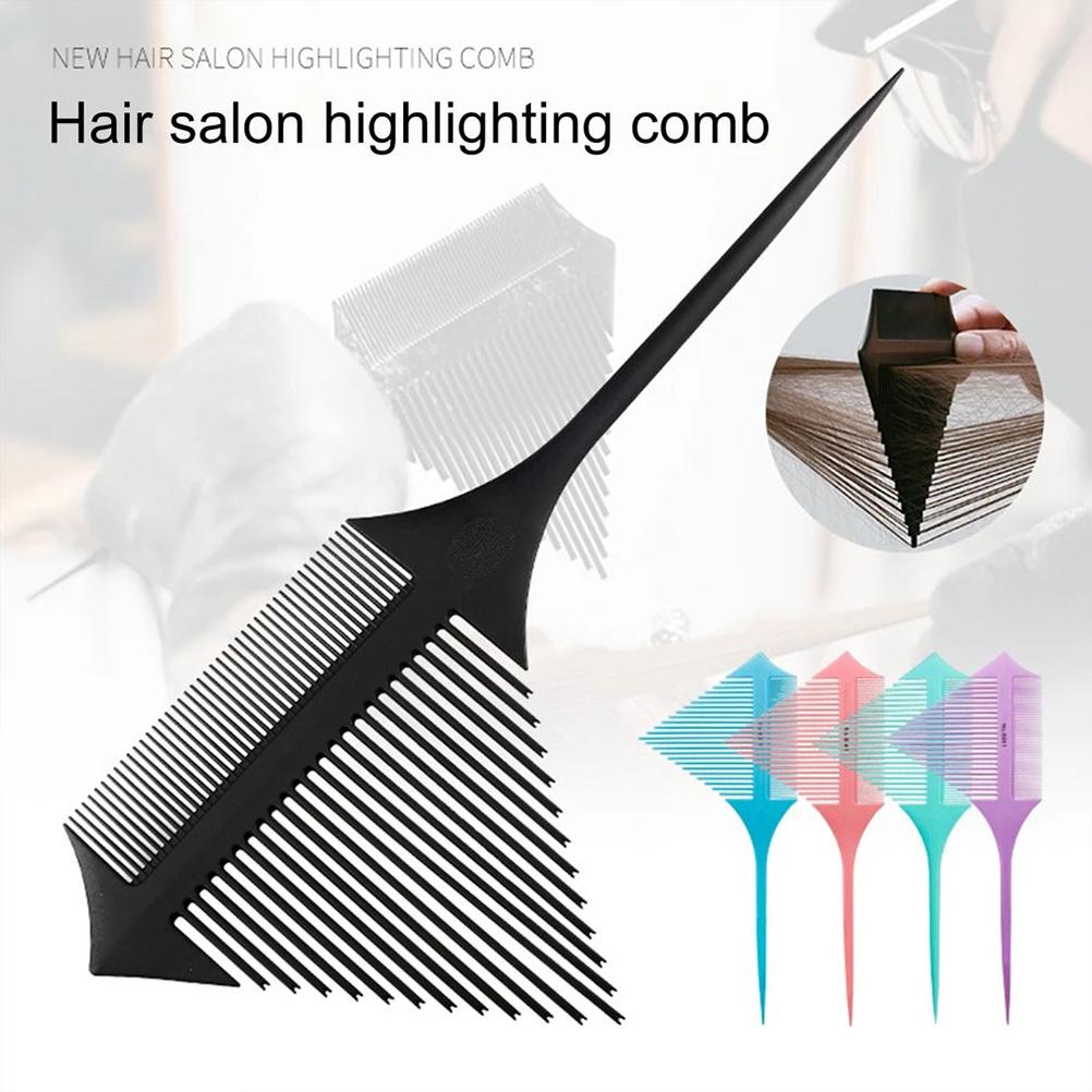 Hairdressing Tips Comb Professional Anti Static Hair Comb Split Teeth Design Hair Comb for Combing and Dyeing Hair