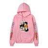 Hunter X Hunter Gon Killua Unisex Fleece Hoodie Vertical Japanese Text Sleeve Anime OK Print Long Sleeve Pullover Sweatshirt