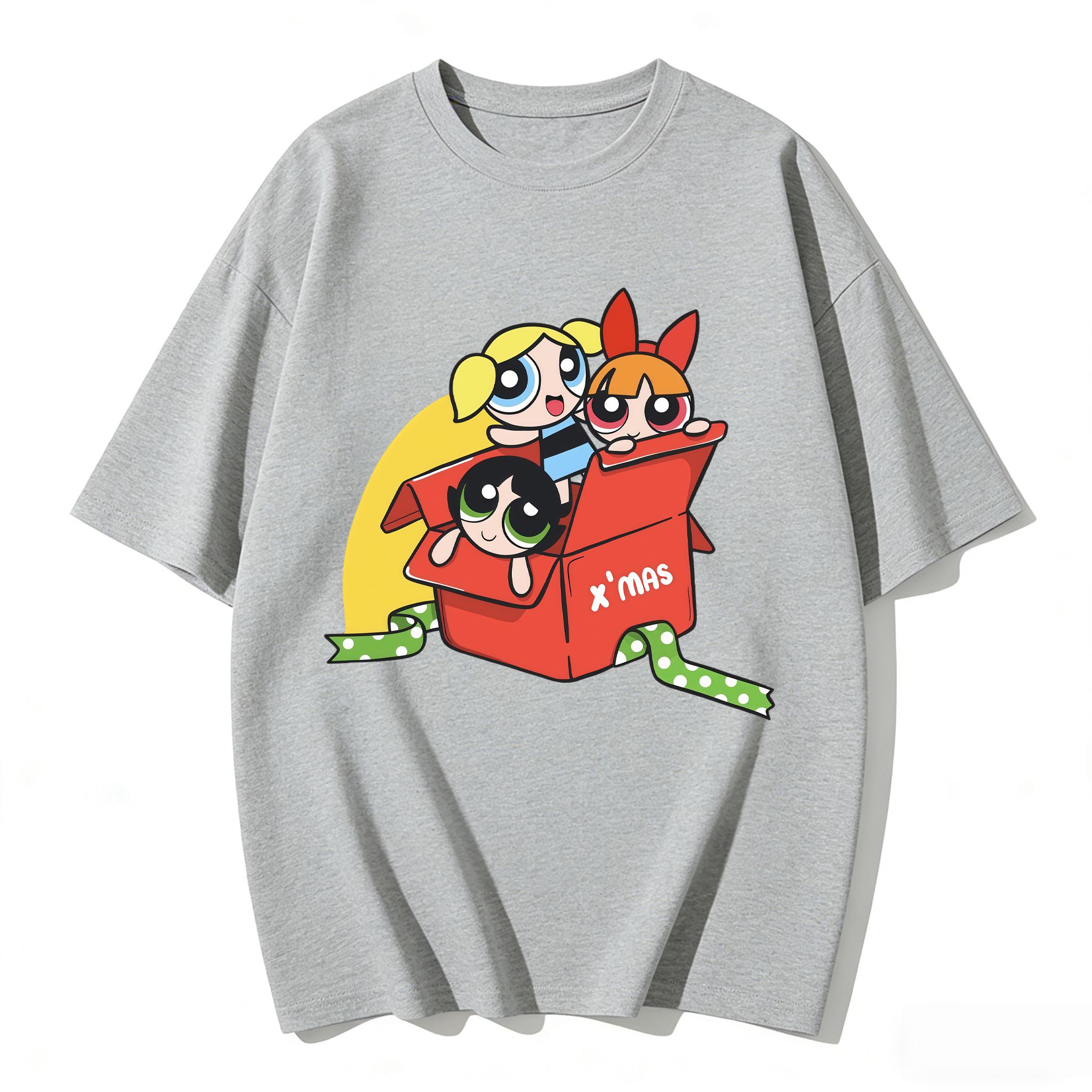 

2026 Girls Super Powerful Blouse Training Streetwear Tshirts Womens Tee Classic Gym Fitness Family Matching Outfits Summer Tops S