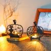Halloween Schmiedeeisen Heimatmosphäre Dekoration Kerzenständer Kerzenlampe Heim Kreative Dekoration Kerzenhalter