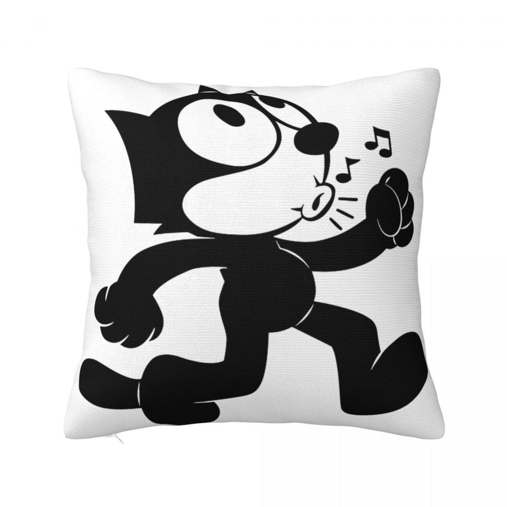 F-Felix The Cat Pillow Covers Product Printing Cushion Cover Decor Throw Pillow Case Cover Living Room Multiple Sizes