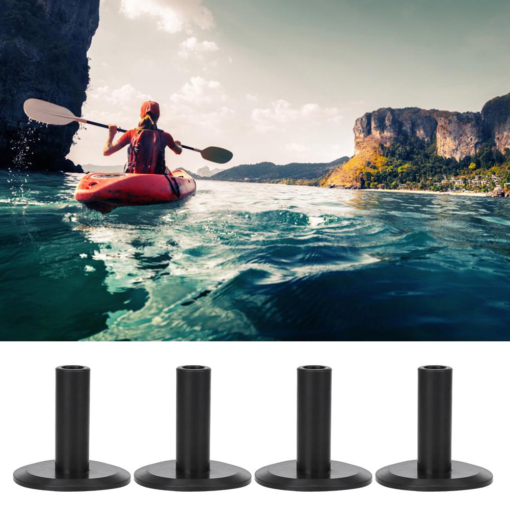 

4Pcs Outdoor Quality PVC Flagpole Rod Base Mount Accessory for Kayak Boats Canoeing