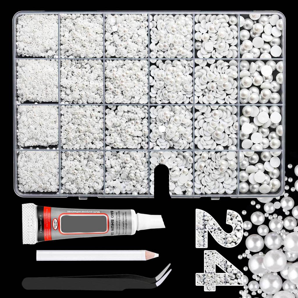 Sparkling Resin Diamonds 6mm Round Flat Back Rhinestones Resin Texture Suitable for Nail Art Crafting and Cosplaying
