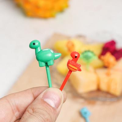 Cartoon Fruit Fork Toothpicks Cute Animal Food Selection Mini Lunch Box Decoration Children'S Food Supplement Tool