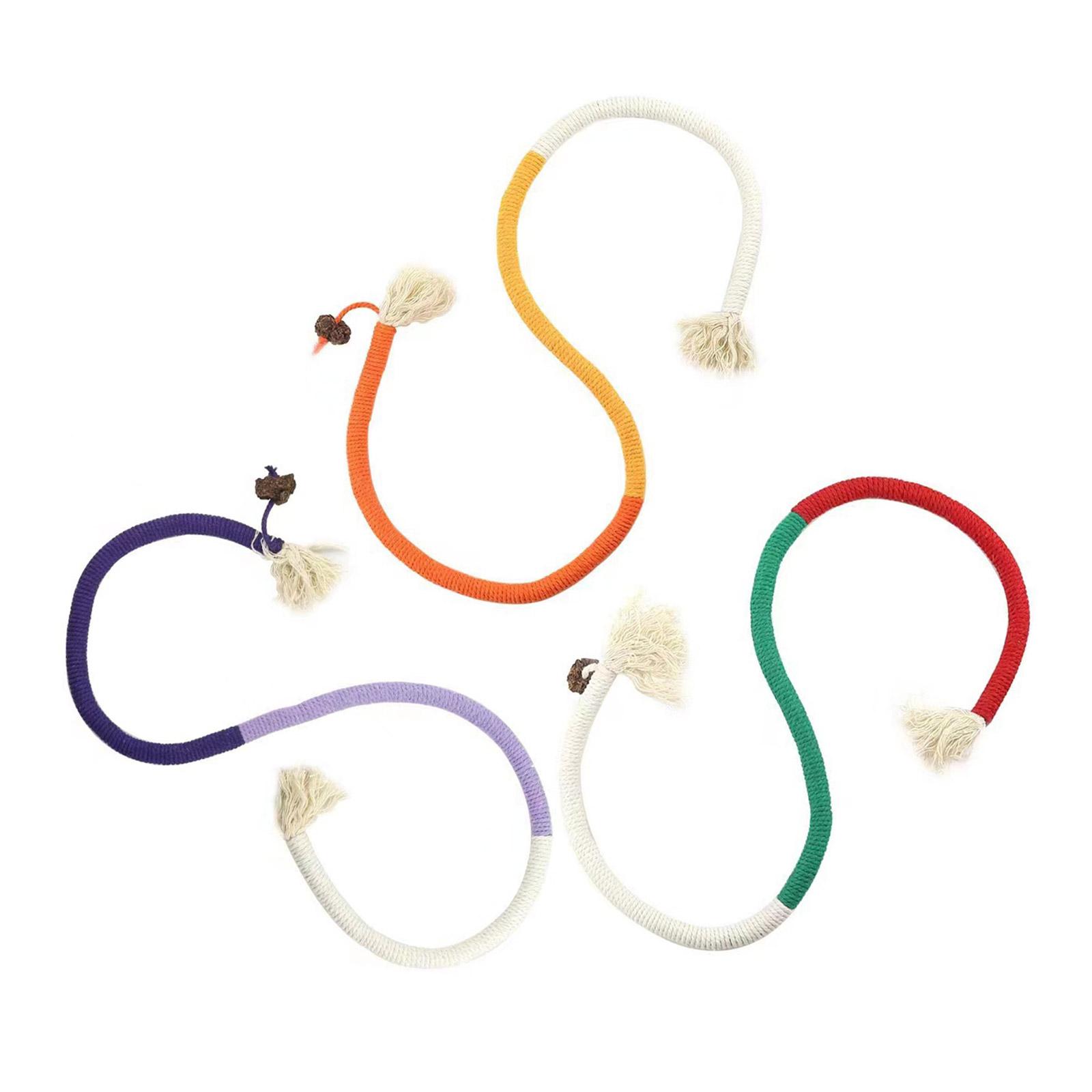 

Cats Chewing Rope Toy for Aggressive Chewer Cat Teething Cotton Rope Toy Entertainment Toy Cat Teasing Toy Pet Supplies 3PCS