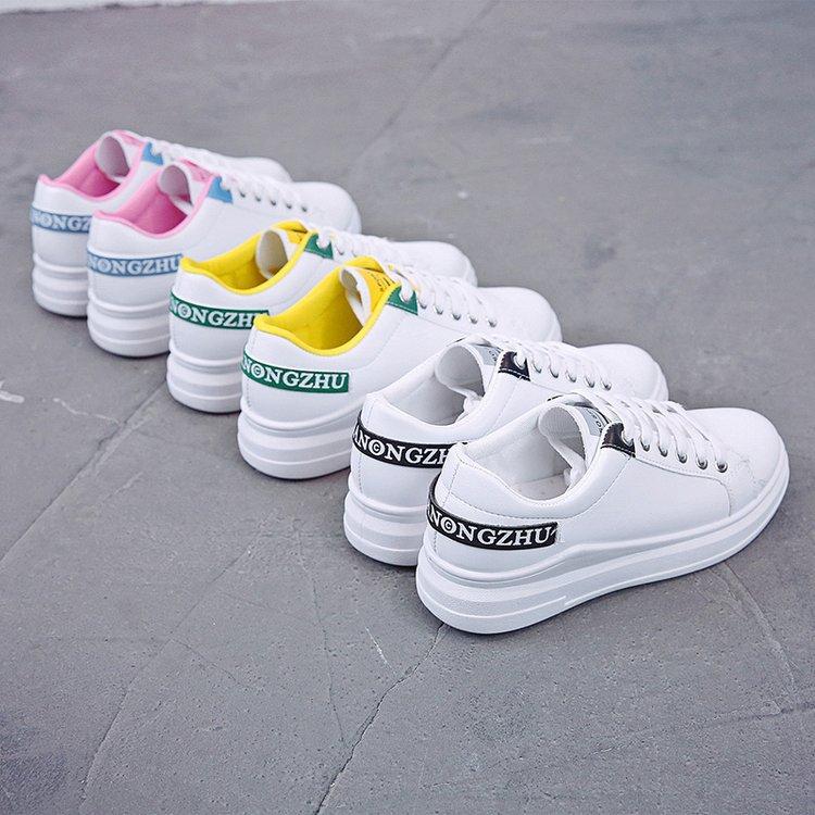 The Factory Recommends New Sports Shoes In Spring and Autumn, Female Students Flat-soled Casual Shoes, Running Soft-soled White Shoes.