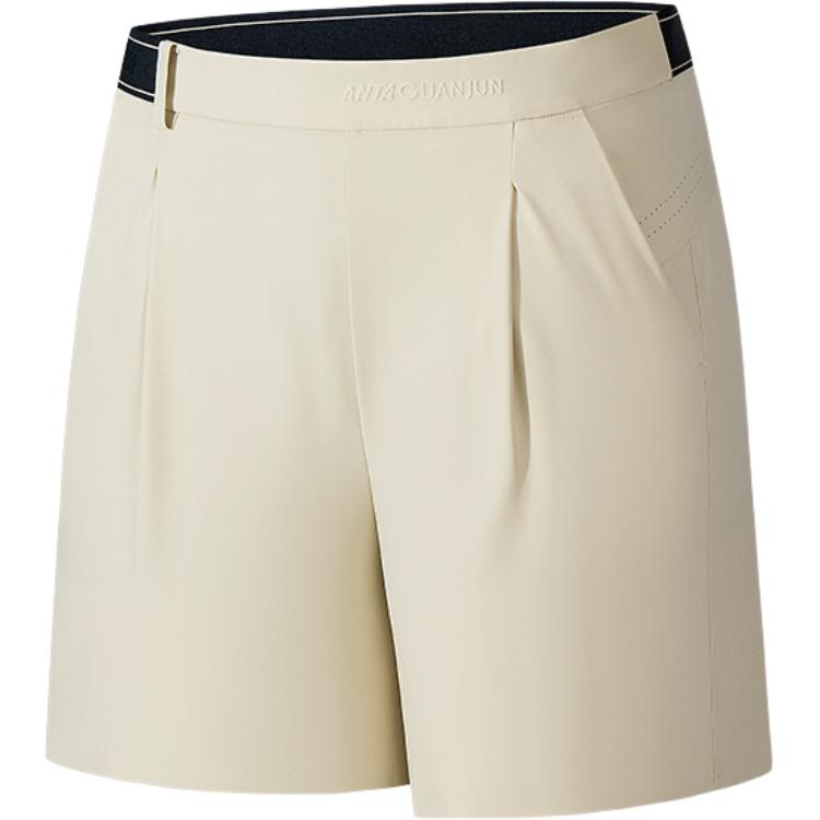 

Anta Champion All-Weather Series Comfortable Simple Versatile Breathable Solid Color Five-Point Casual Shorts Women shorts 162530502-2 M
