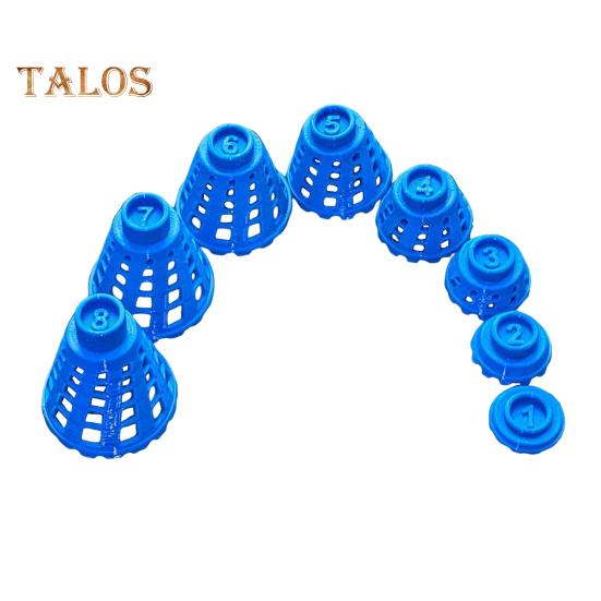 

8 шт., пластиковые мячи для гольф-симуляторов, тренировочные мячи для гольфа на открытом воздухе и в помещении, коврики для гольфа для зимнего газона и драйвинг-рейнджа синий