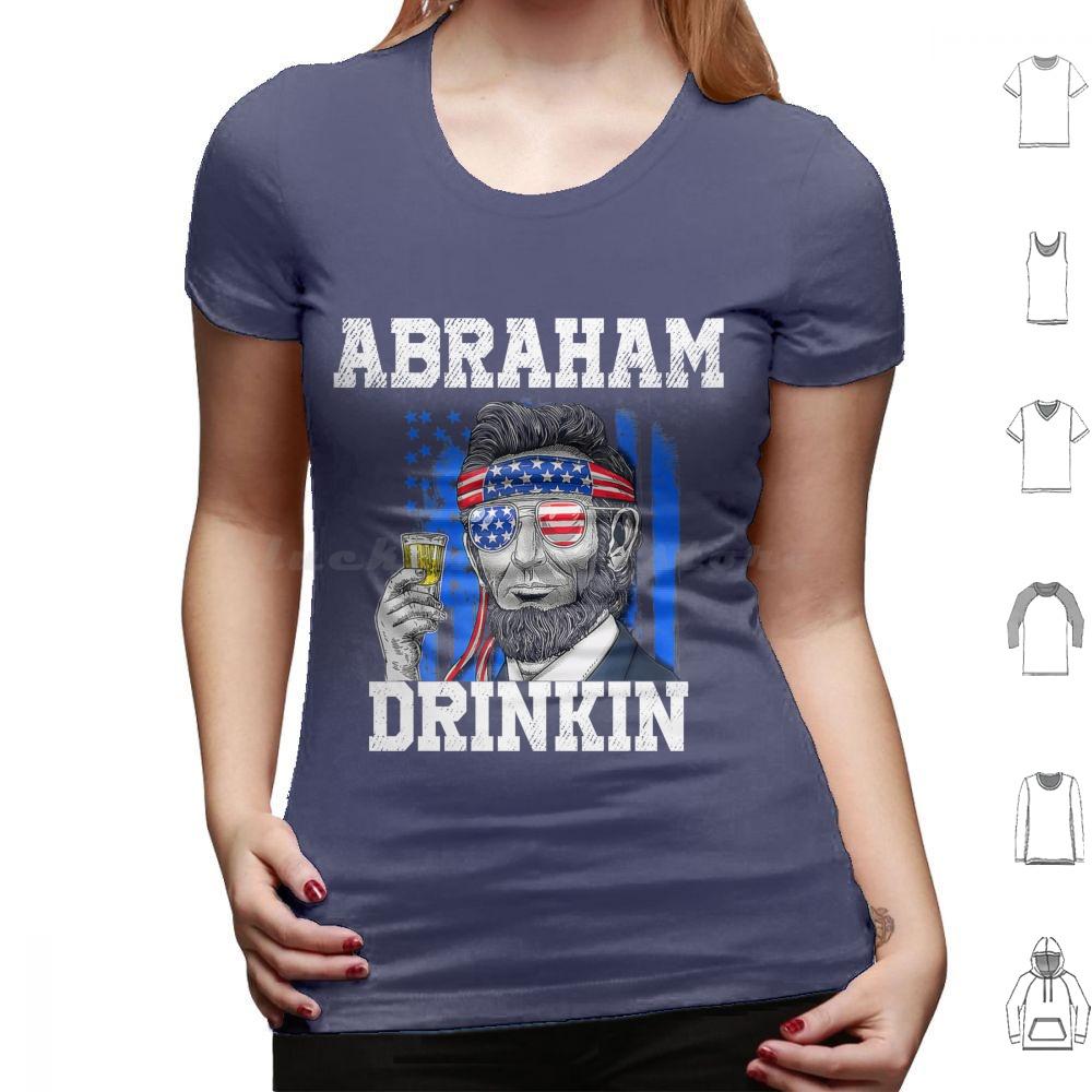 Abraham Drinkin-Abe Lincoln Merica Usa July 4th T Shirt 6xl Cotton Cool Tee Abraham Lincoln Abe Lincoln Abraham Drinkin Abe