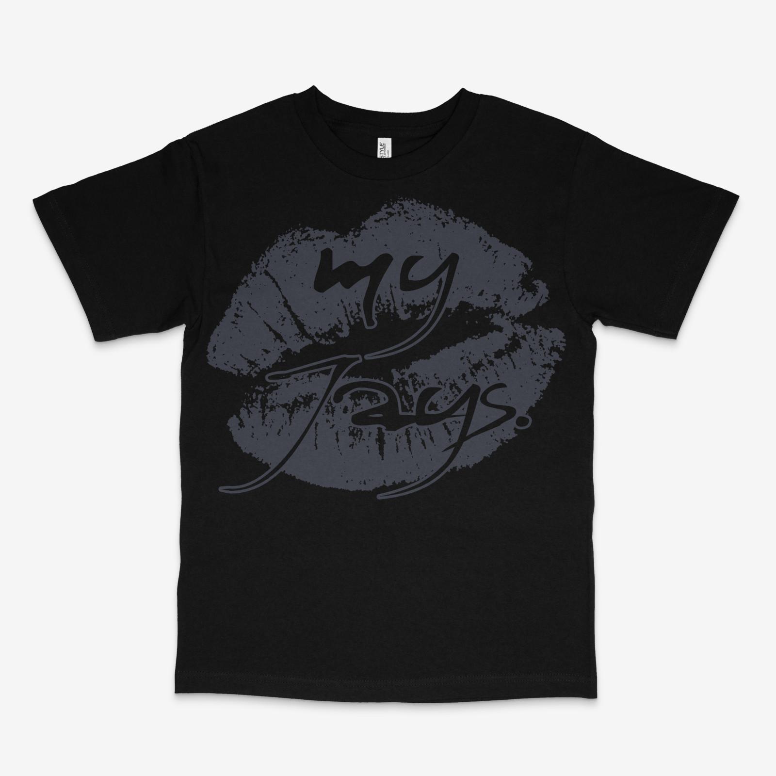 

Kiss My Jays Cap n Gown 11s Black Tee 5XL різнокольоровий