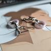 Silver Earrings with Ceramics (60002336)
