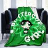 1PC The Powerpuff Girls printed blanket, all season lightweight home office outdoor nap multifunctional blanket A6