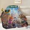 Z-Zootopia 2 Movie Cartoon DSN Blanket Flannel warm comfort soft plush blanket For Picnic Beds Sofas Homes And Bedrooms