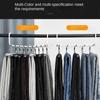 Folding Pants Rack Home Multifunctional Wardrobe Hanger Multi-layer Retractable Space-saving Clothing Storage Rack