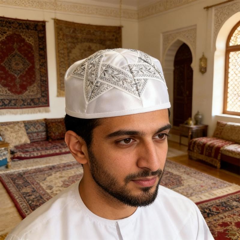 Comfortable Kippah Breathable Jewish Hat Lightweight Polyester Skullcap For Daily Religious Use