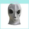Maska Lateksowa Obcy Nakrycie Głowy Motyw Filmu Ufo Sci-fi Akcesorium Kostiumowe na Halloween do Cosplayu