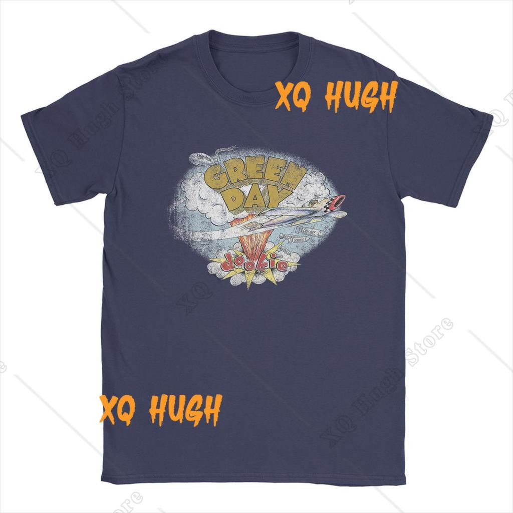 Men Green Days T-Shirtler Fresh Dookie Saviors Hip Hop Hayranları Hediye %100 Pamuk Üstler Kısa Kollu Yuvarlak Yaka Tişört Büyük Beden Tişört