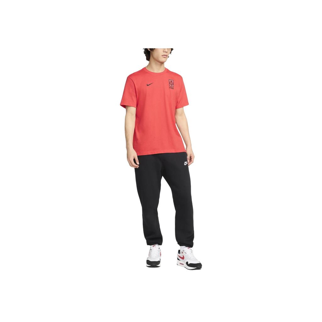 Nike Korea Essentials Logo Bestickt Lässiger Pullover Kurzarm Fußballtrikot Herren Oberteile FV9382-679