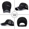 Adjustable Cotton Quick Dry Snapback Hats Mesh Sun Hat Baseball Cap