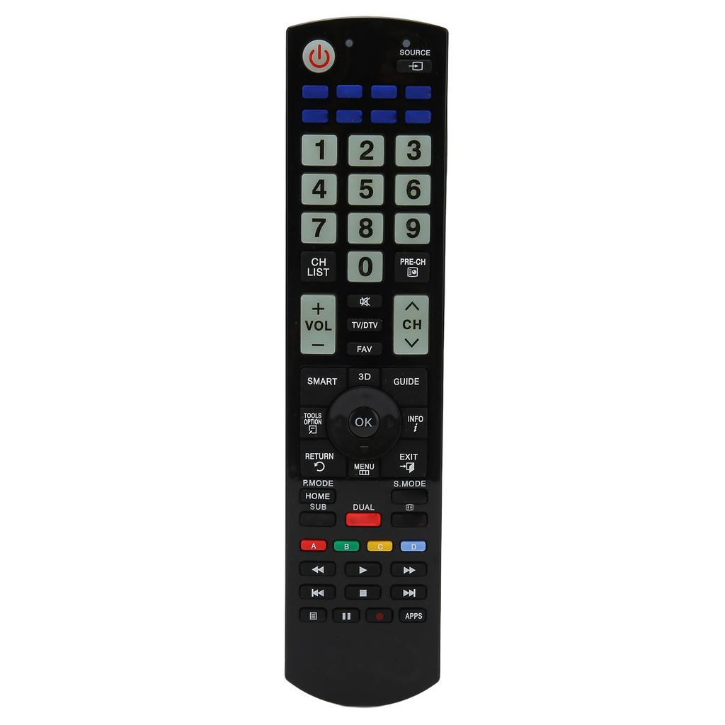 Universal TV Remote Control Ergonomic Lightweight Sensitive Buttons Long Transmission Distance