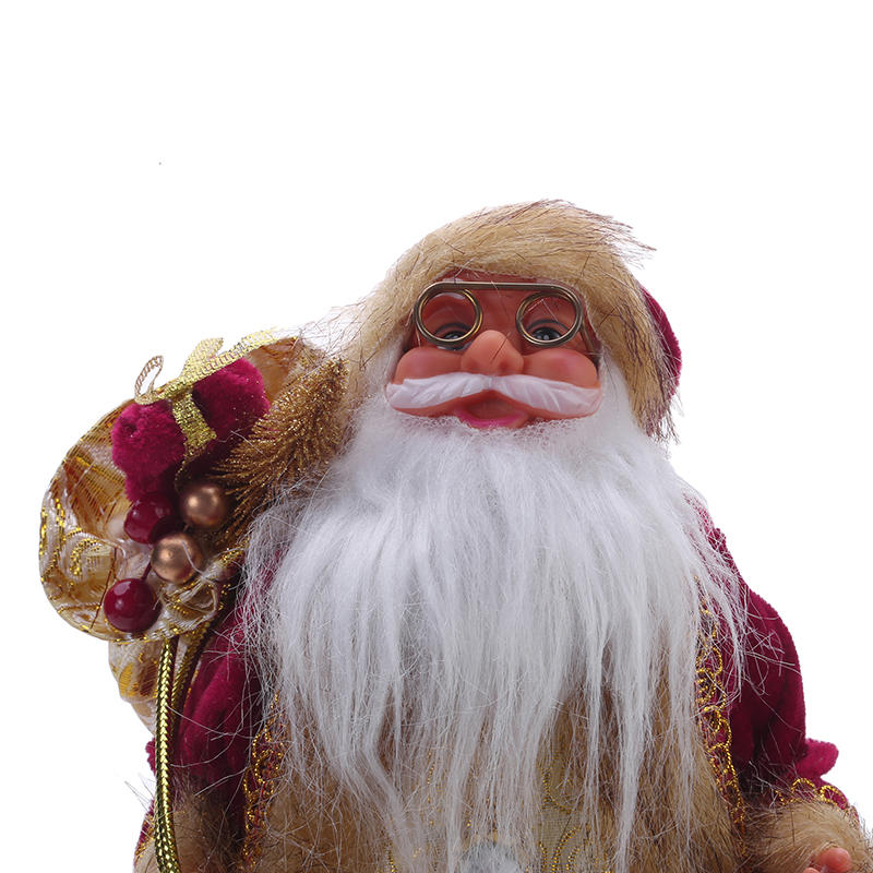Creative Christmas Standing Figurine Ornaments for Xmas Decoration Festival Santa Claus Standing Decor
