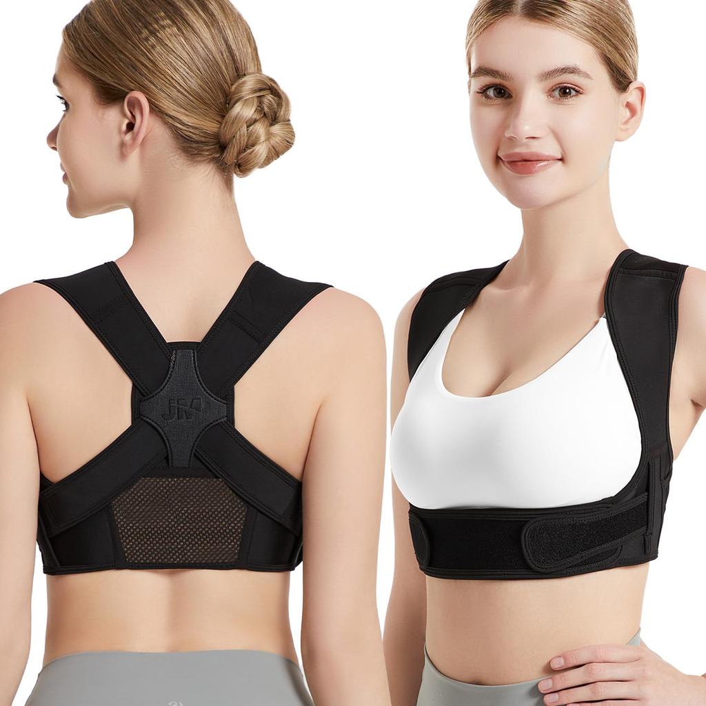 Posture Corrector for Back Support: Adjustable Shoulder Posture Brace for Men and Women