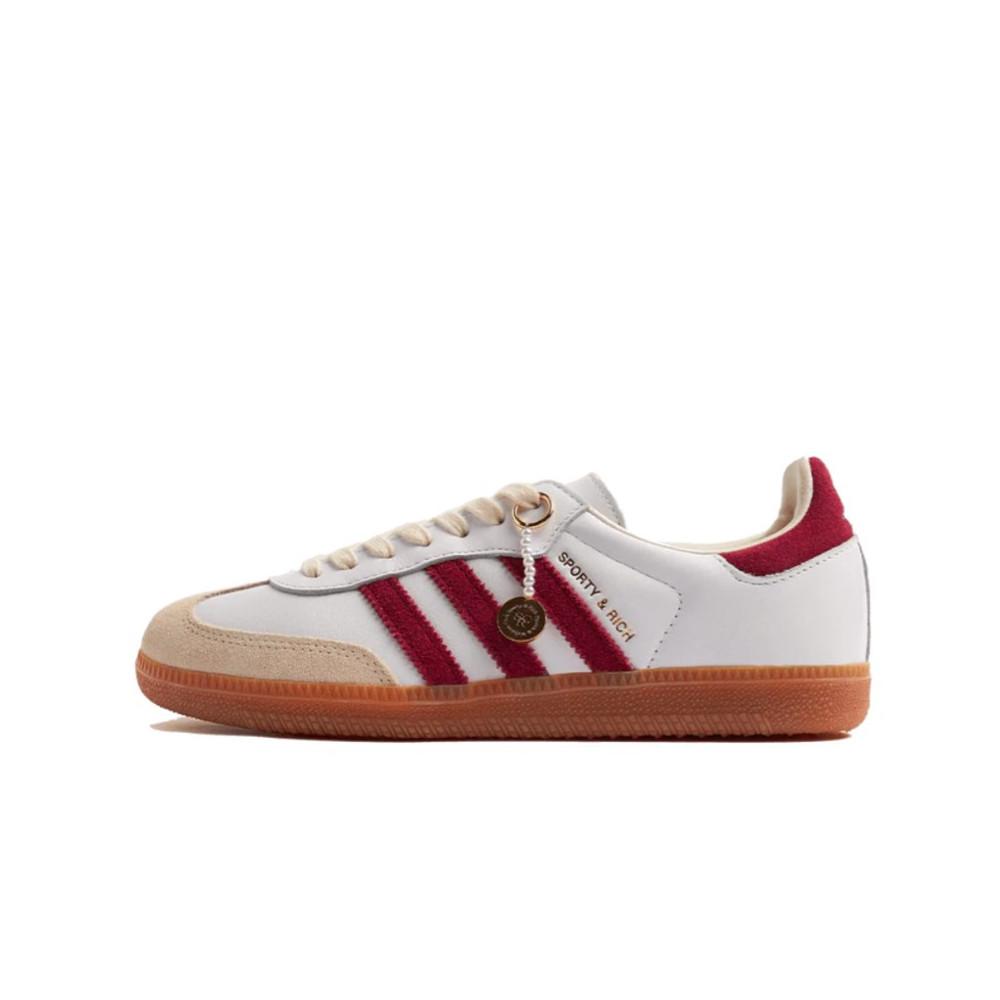 Adidas Samba OG Sporty & Rich White Core Burgundy