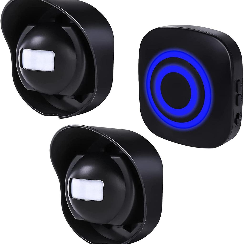 2025 Wireless Smart Sensor Doorbell: Outdoor Waterproof Driveway Alarm with Remote Control.