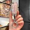 Crystal Pink For Ford Figo  Mondeo 5 Ecosport Puma  Fiesta Mk8 Everest Ranger Car Key Case Cover Keychain Accessories