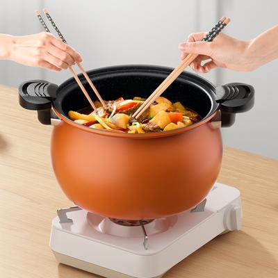 Yousheng Micro Pressure Cooker Large Capacity Non-Stick Electric Pressure Pot with Safety Valve Glass Lid Fast Efficient Cooking Tool