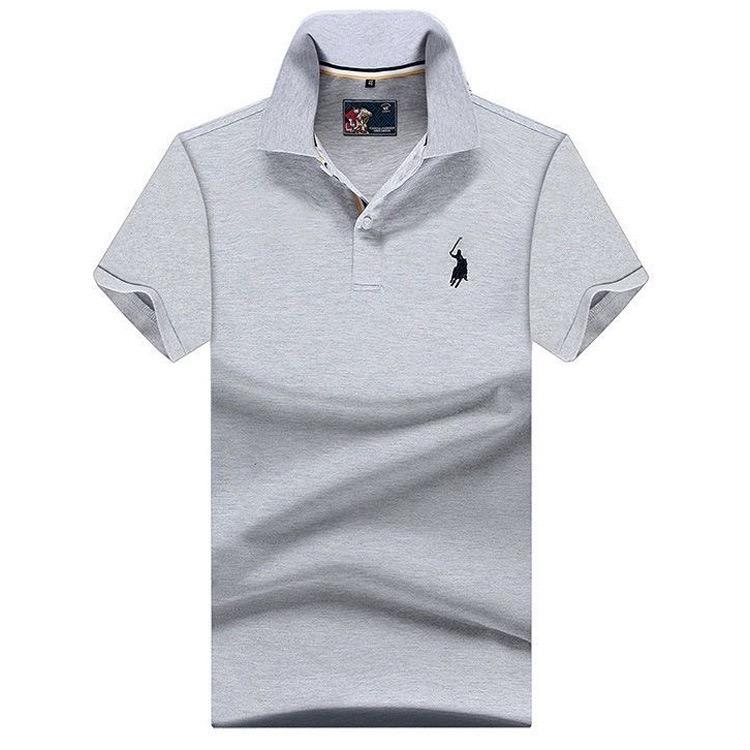 TrendHub Plus Size 6XL Cotton Loose Men's Polo Shirts High Quality Short Sleeve Solid Color Turn Down Collar Embroidery Man Tees