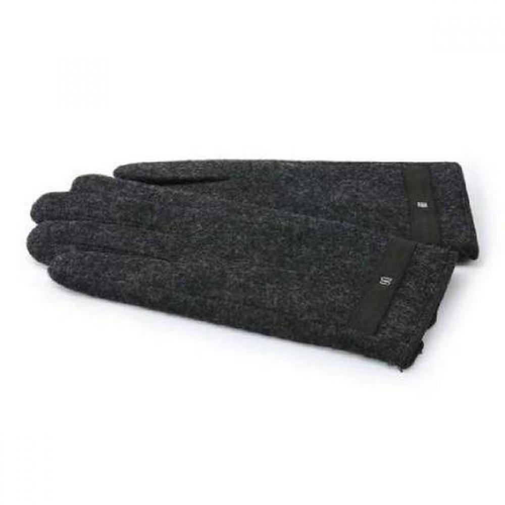 Daks Wool Dd Logo Smartphone Touch Gloves Dark Grey Dcgv2f116