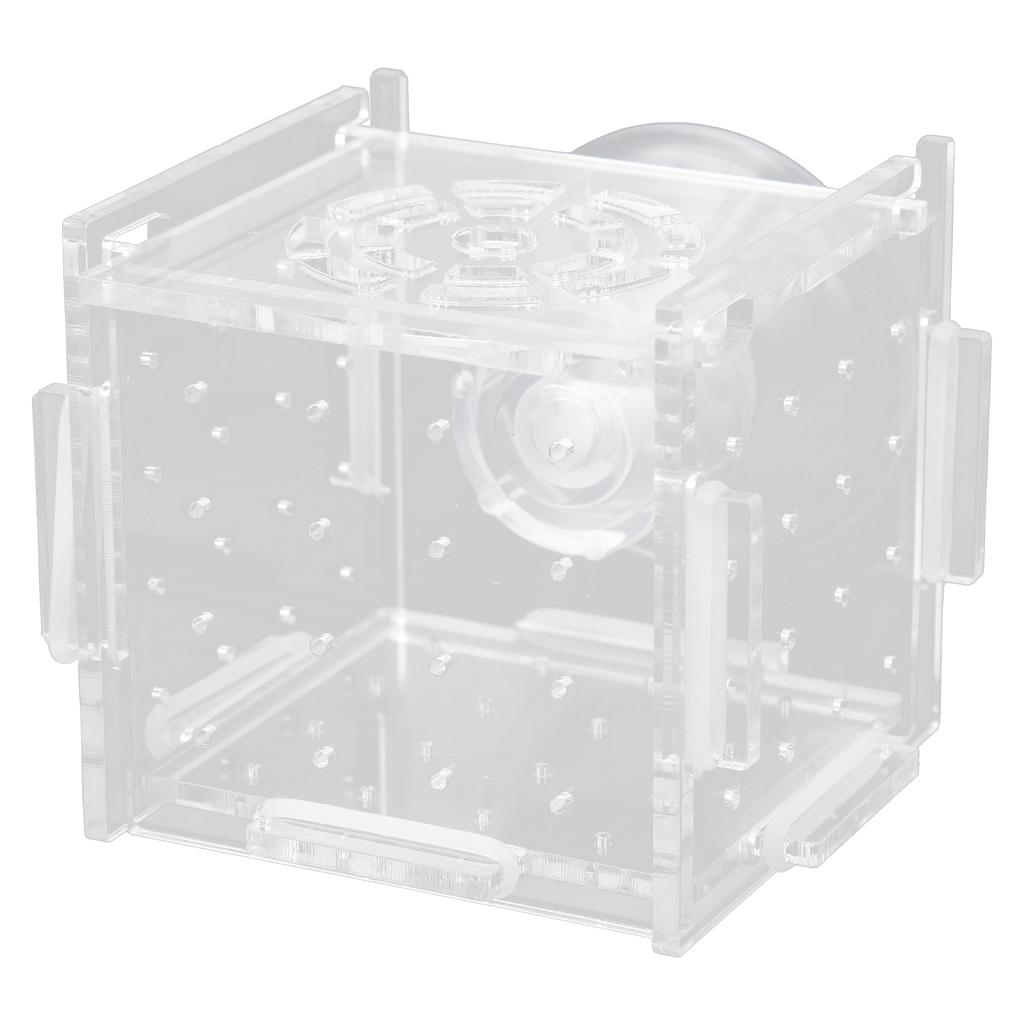 Fish Isolation Box Acrylic Fish Breeding Box Aquarium Hatchery for Baby Fishes Shrimp