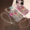 Luxury Rhinestone Mobile Phone Case Is Suitable For Apple 16Promax Rose Iphone17 Butterfly 14 Full Diamond Xr Women'S Model.