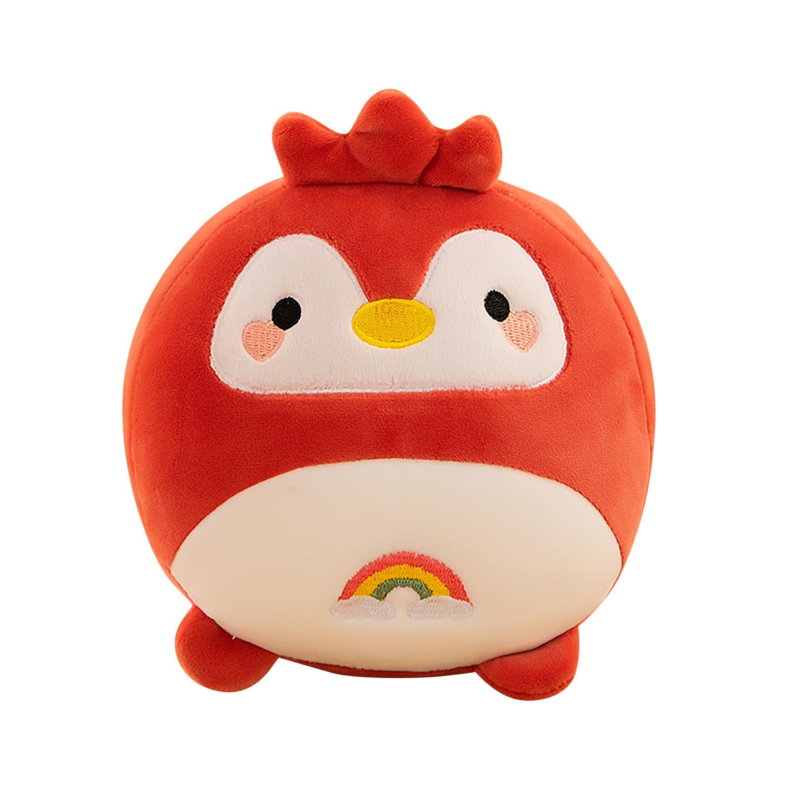 

Eye Mask Plush Toy Multifunctional Eye Mask Portable Down Cotton Chicken One Size красный