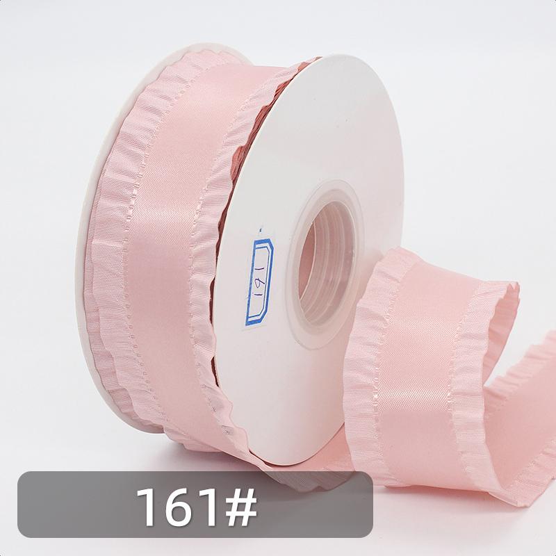 Hot Selling 40 Mm Skirt Shaped Ribbons Gift Wrapping Wedding Christmas Solid Colors DIY 25 Yards Per Roll