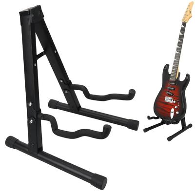 EKUYU Folding Guitar Temporary for Electric and Acoustic Guitars and Basses Stand, Compact, Portable, Storage, A-Type, Indoor/Outdoor Use,