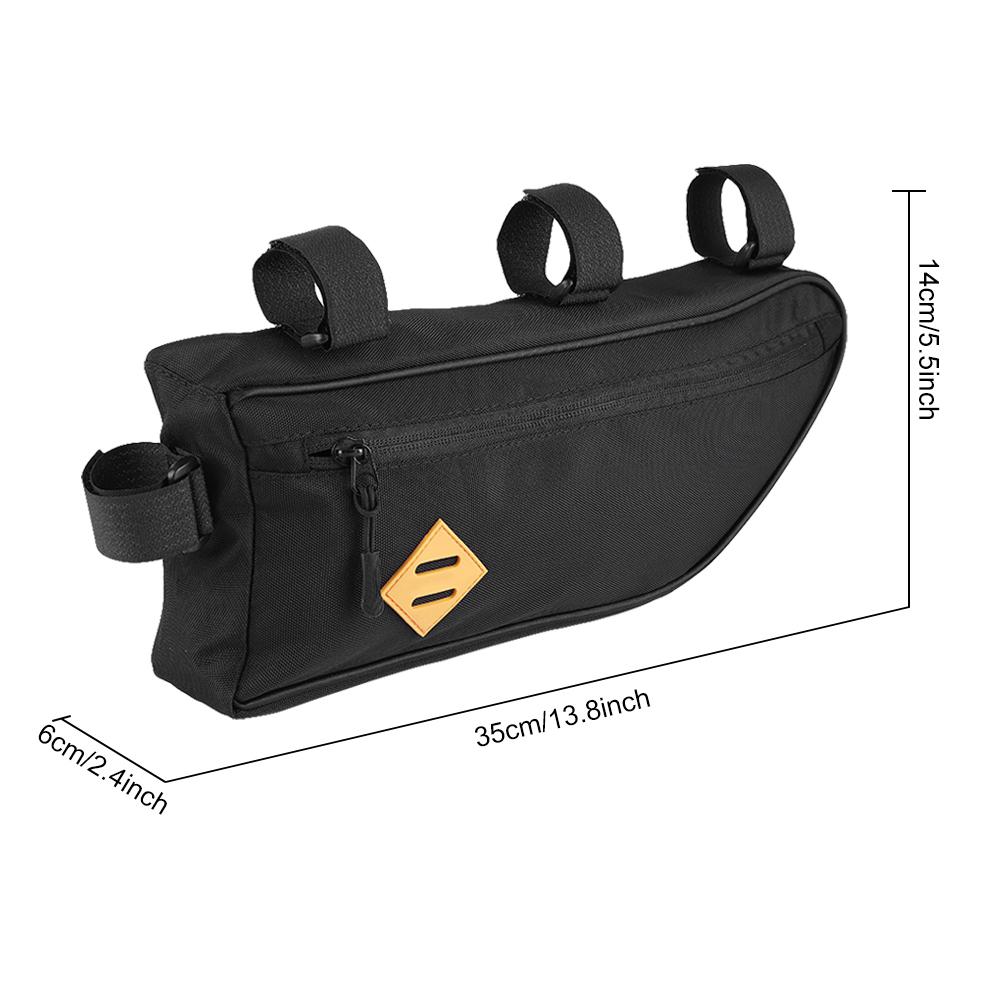 Large Waterproof Bike Triangle Frame Bag Front Top Tube Cycling Under Seat Pouch