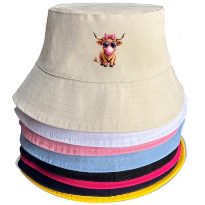 Schöner Kleiner Yak Eimerhut Unisex Stilvoller Eimerhut Sonnenschutz Eimerhut Damen Einfarbige Sonnenhut Perfekt Für Den Täglichen Gebrauch