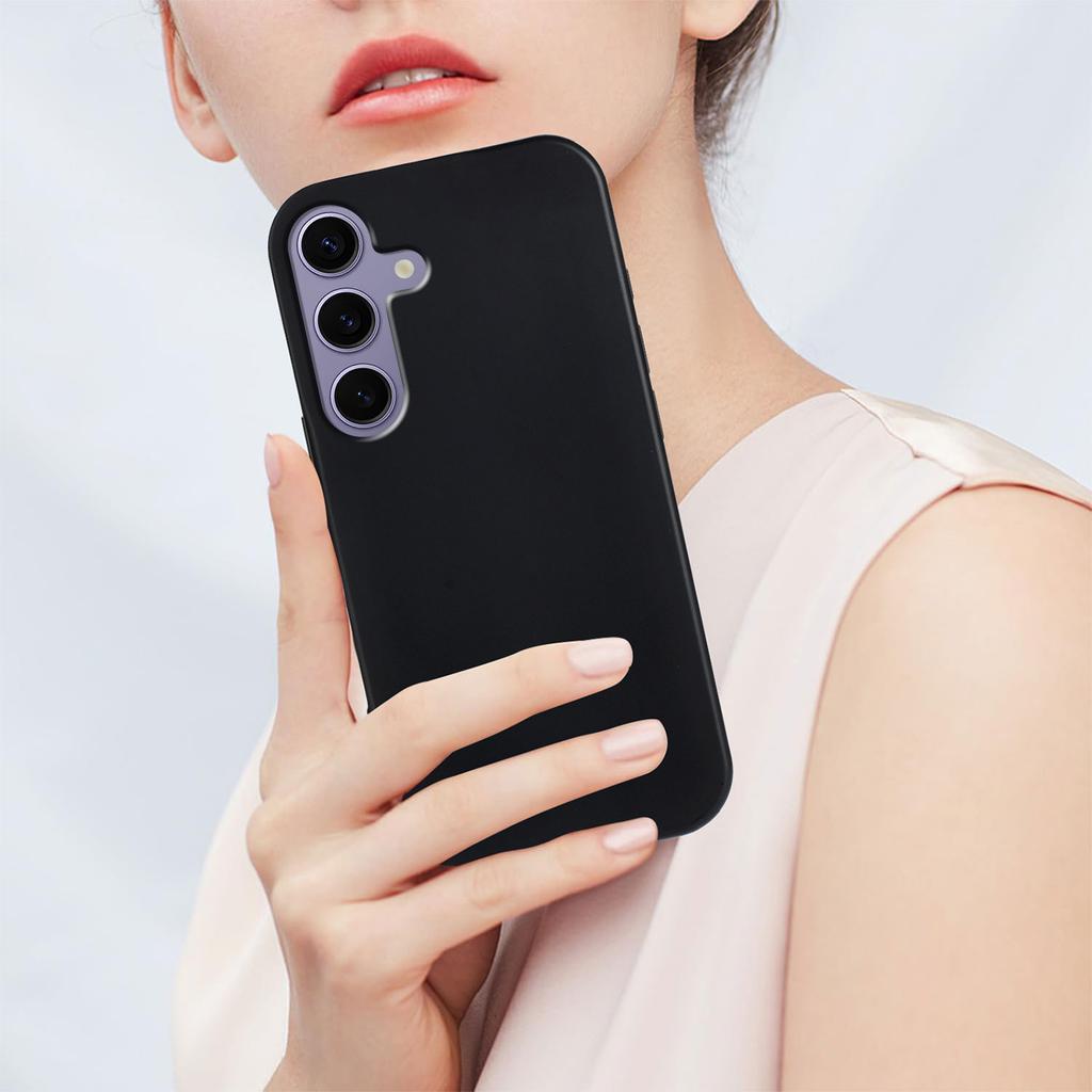 For Samsung Galaxy S24/Galaxy S25 TPU Case Soft Matte Anti-fingerprint Phone Back Cover