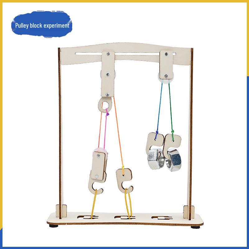 STEAM Classroom Pulley System Kit for Primary Students - Physics Experiment Model