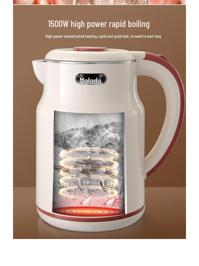 Wanlida Smart Electric Kettle - 304 Stainless Steel, Large Capacity, Home Use, Keep Warm Feature, Boiling Water Heater