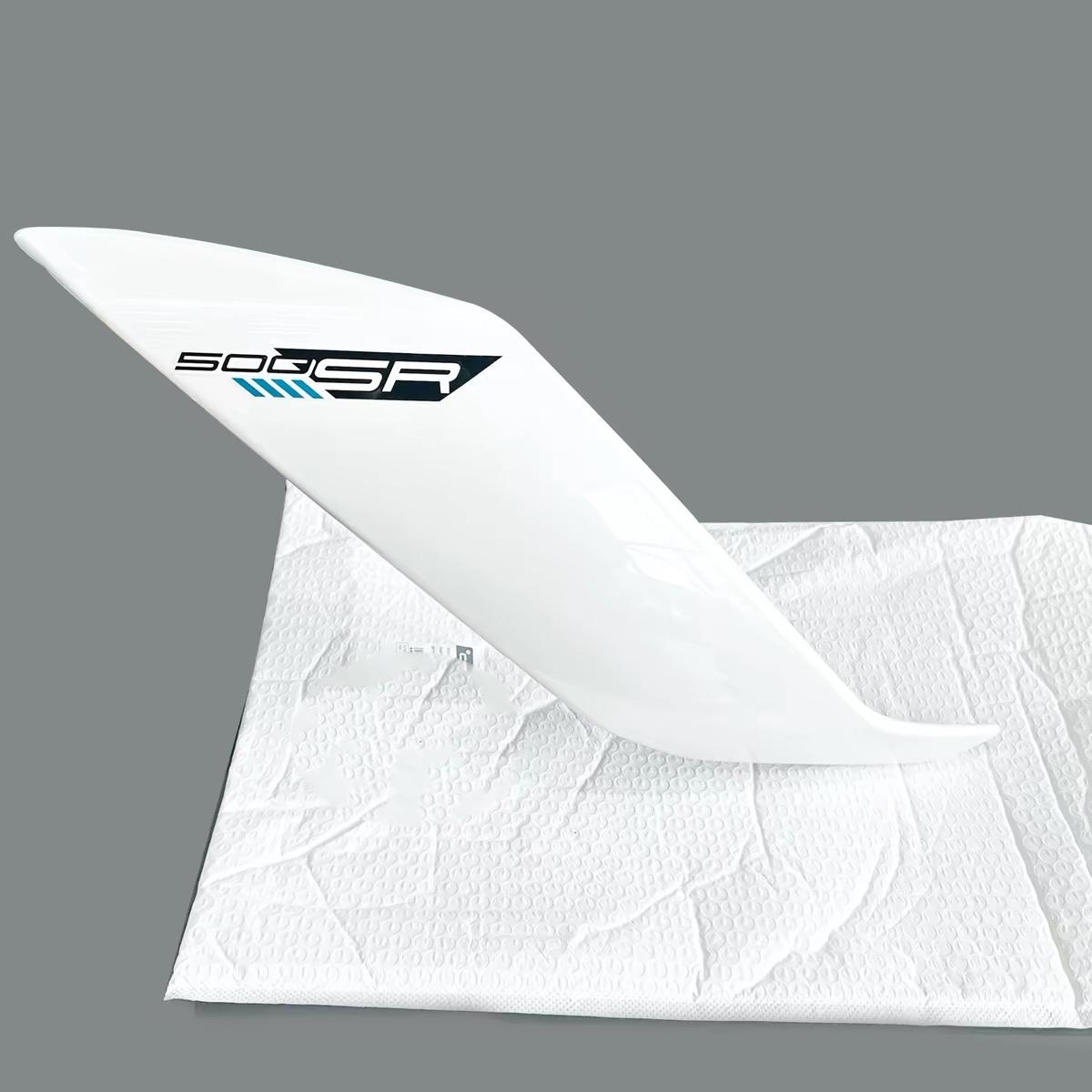 Fit For CFMOTO 500SR 2026 motorcycle accessories fixed wing front grille spoiler side grille shell white left