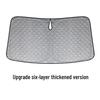 Tesla Model Y/3 Front Windshield Six-Layer Sunshade: Enhanced Heat Insulation & Sun Protection Accessories