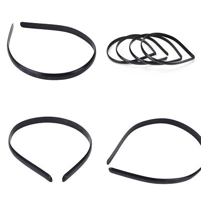 10 Pcs/Set Plastic Hair Band No Teeth Children Hair Accessory Diy Craft 2 Colors