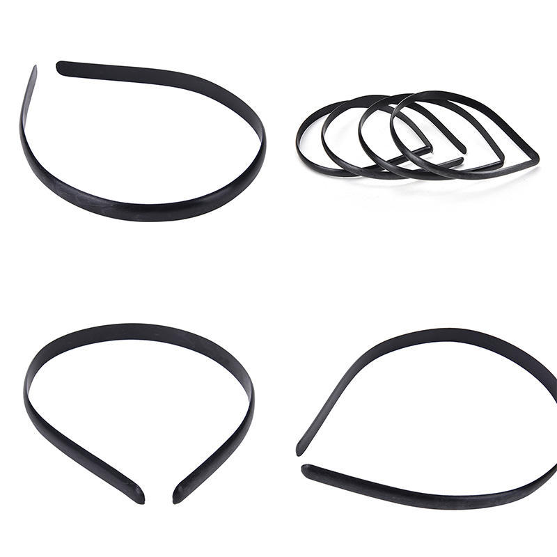 10 Pcs/Set Plastic Hair Band No Teeth Children Hair Accessory Diy Craft 2 Colors