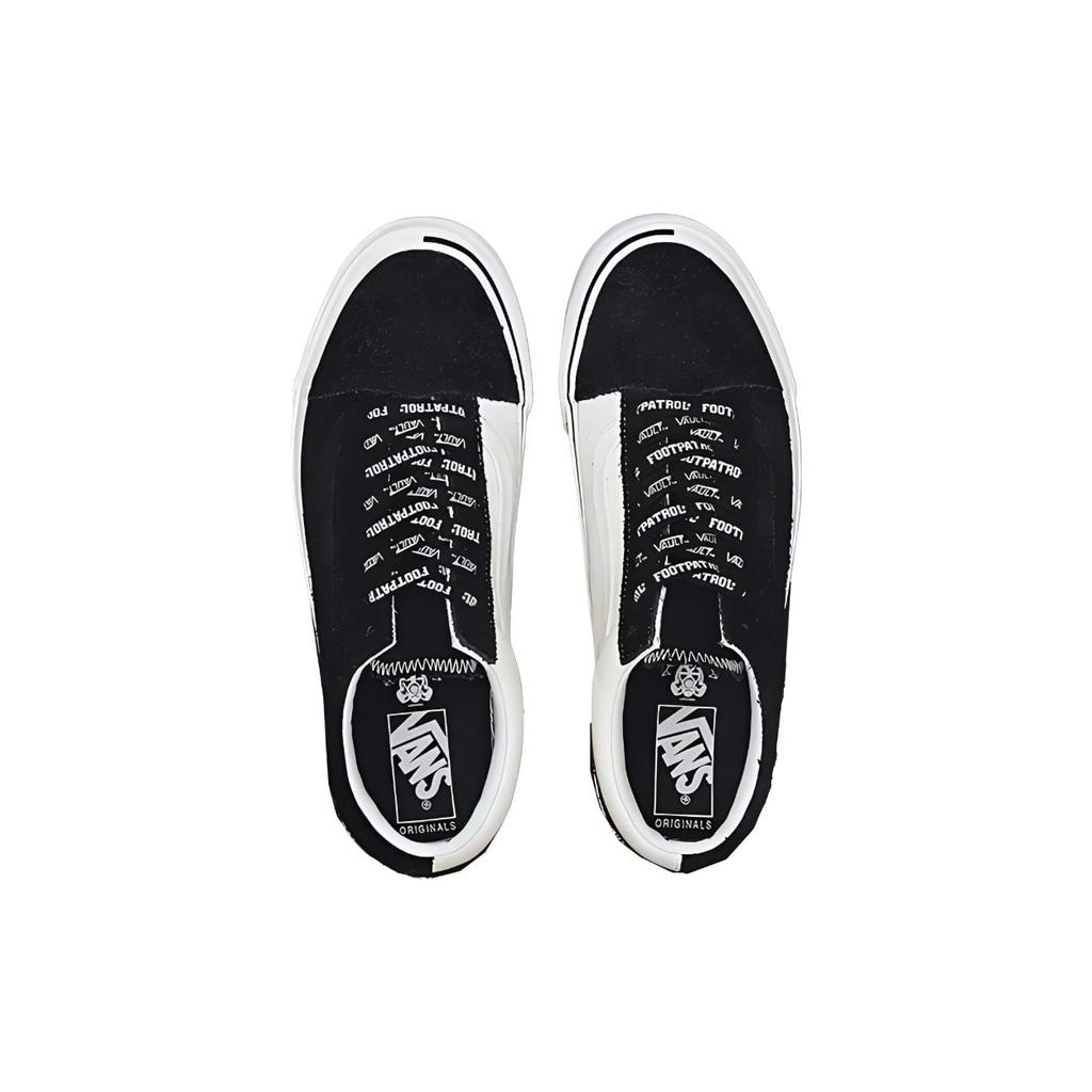 Vans x FOOTPATROL Old Skool Abrasion Resistant Abrasion Resistant Low top Skateboard Shoes Unisex Black VN0A36C8S2Q1