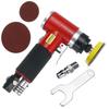 Mini High-speed Pneumatic Sander Polisher Machine 5 Inch Air Sander With Push Switch Sanding Pad Polishing Grinding Tool