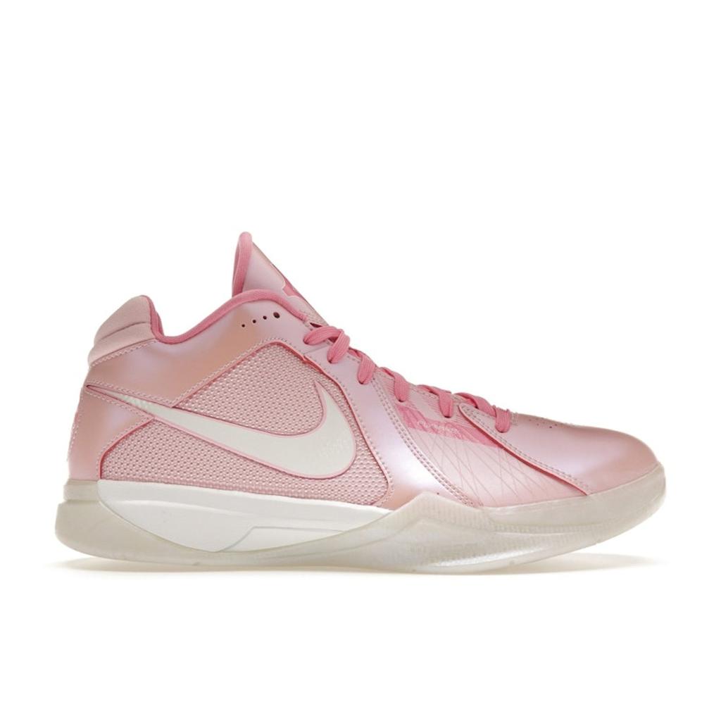 Nike Zoom KD 3 Aunt Pearl Men Sneakers Pink Medium-Soft-Pink White FJ0982-600