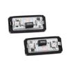 2PCS LED License Plate Light For Fiat 500 Abarth 500 2007-2020 6000K High Brightness Number Plate Lights No Error